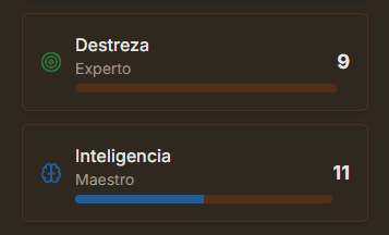 Configura tus atributos iniciales